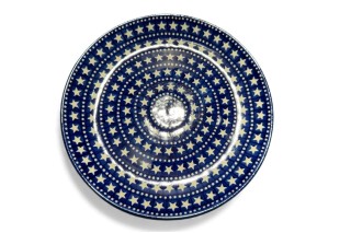 Bunzlau Dinerbord 119X Midnight Star  Dinerborden 25,5 cm